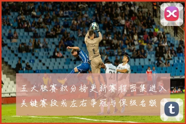 五大联赛积分榜更新赛程密集进入关键赛段或左右争冠与保级名额